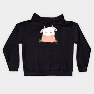 Strawberry Cow Pillow Pet Kids Hoodie